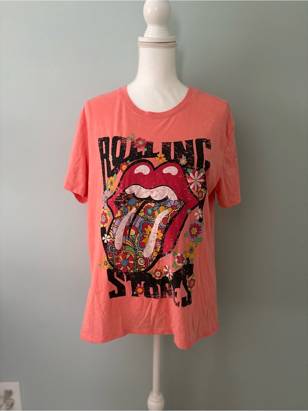 Rolling Stones Coral Graphic Tee